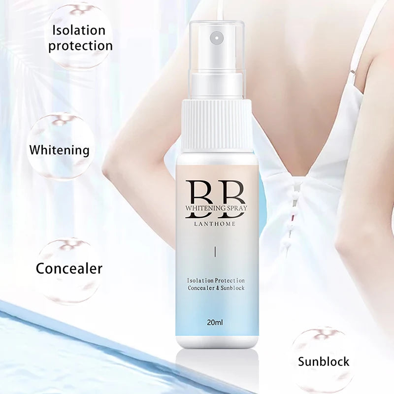 BB Whitening Spray Skin Brightening Moisturizing BB Cream Face Foundation Nourishing Skin Care Beauty Cosmetics