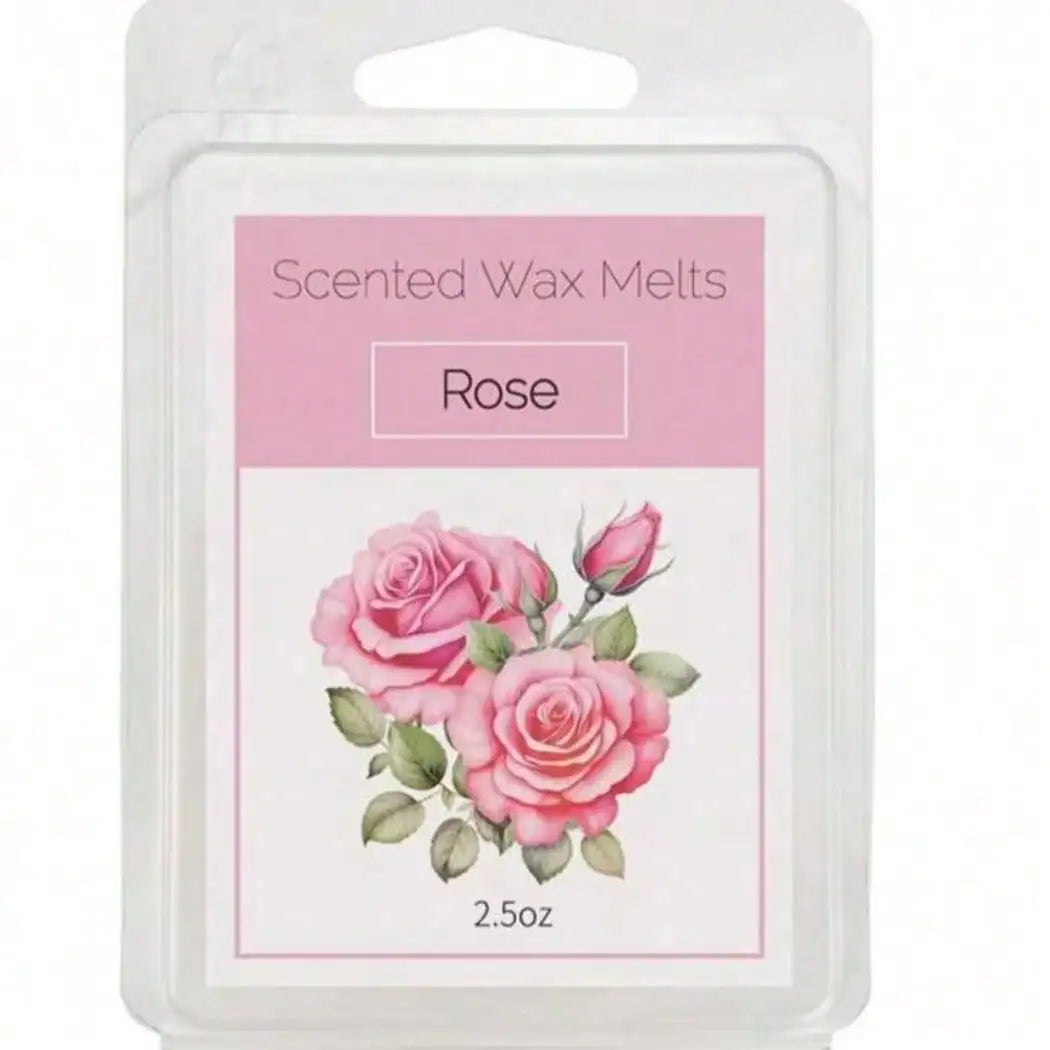 Scented Wax Melts Set, 8 Assorted Scents (Lavender/Vanilla/Rose), Natural Soy Wax Candle Wax Tarts for Home Fragrance & Relaxati