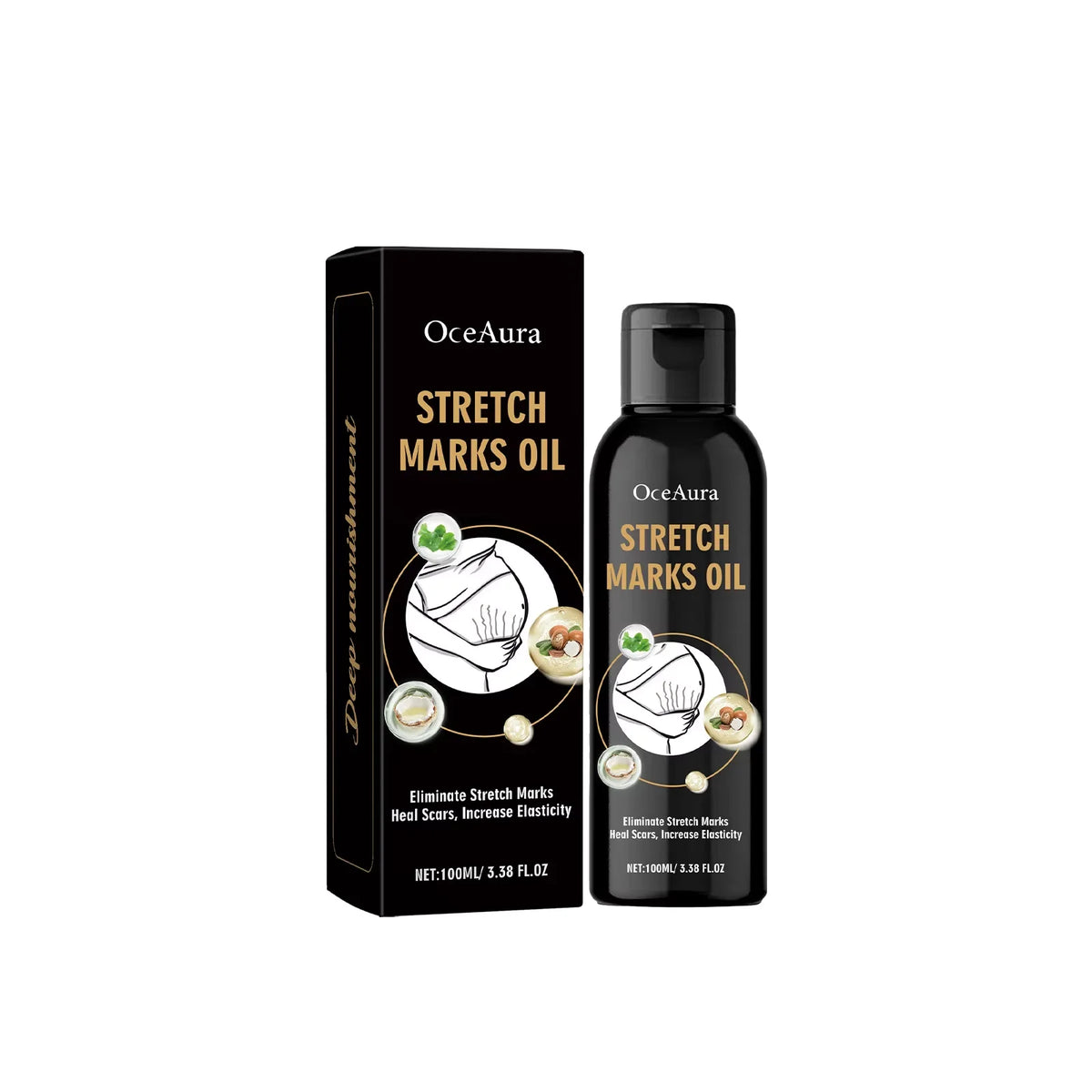 Stretch Marks Removal Oil Removes Postpartum Pregnant Women Scar Improve Sagging Smoothing Skin Whiten Repair Firming Skin Care