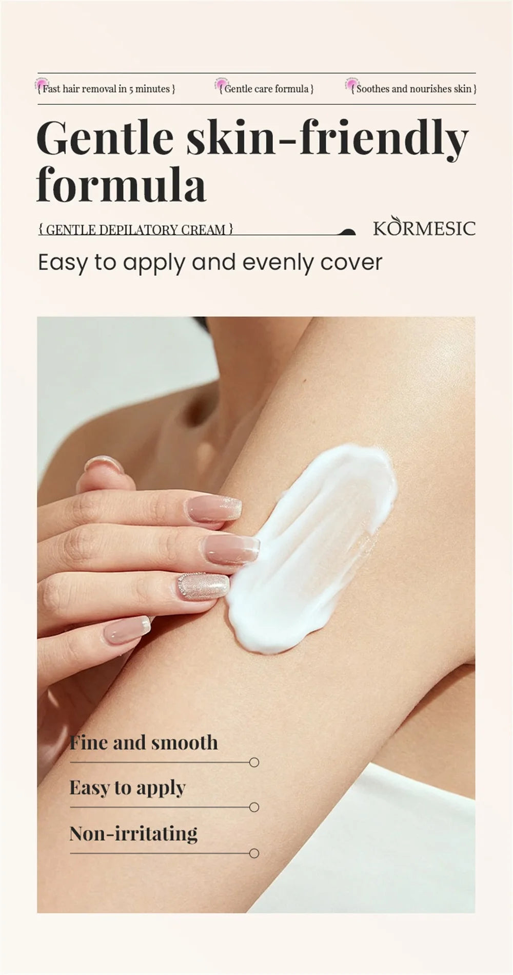 Permanent Hair Removal Cream Hair Growth Inhibitor Face Arm Armpit Leg Intimate Areas Painless Depilatory For Men Women Care