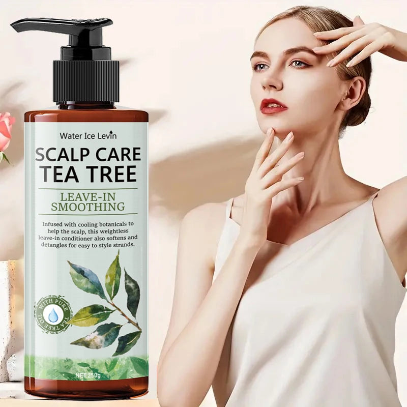 250g Tea Tree Conditioner, Super Fluffy, Moisturizing, Refreshing, Smooth Hair Care for Dry Hair, Long-Lasting Fragrance - Moisturizing and Nourishing - a Summer Essential