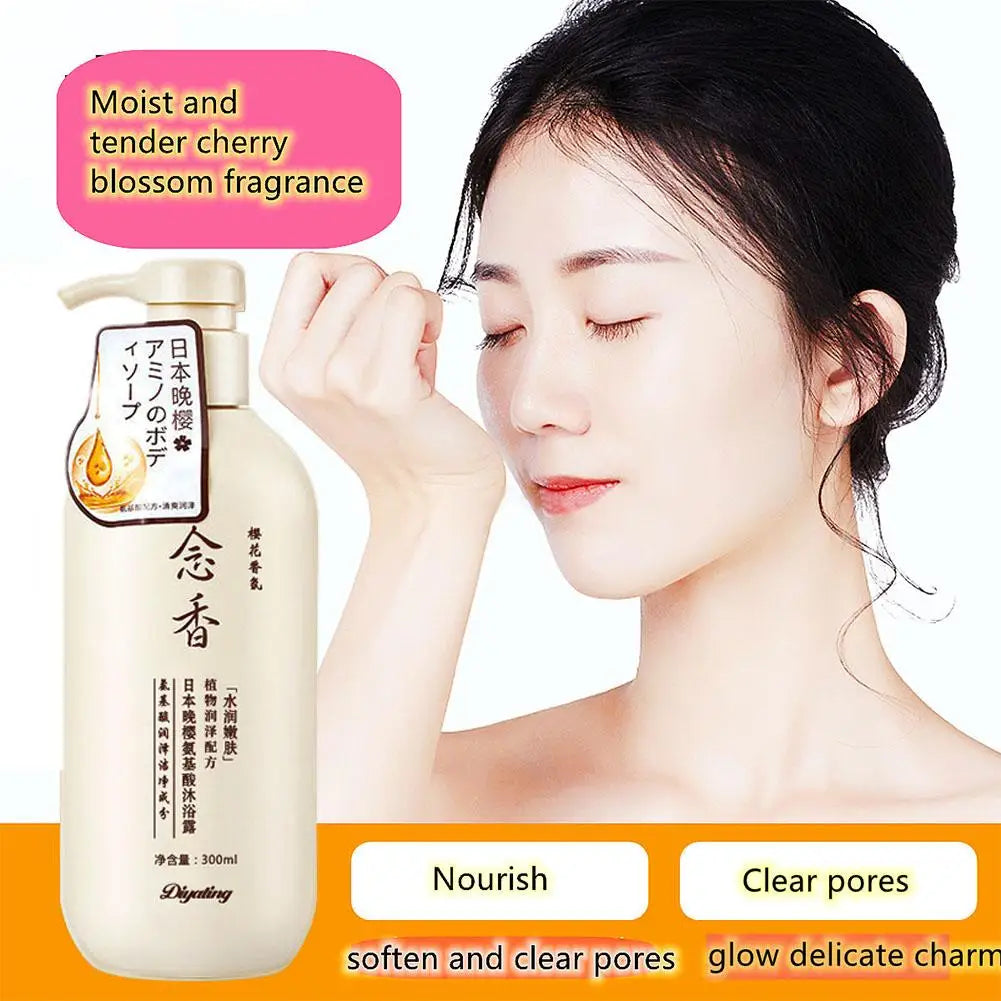 300ml Amino acid fragrant Japanese evening shampoo hair conditioner conditioner and Se hair shampoo bath lotion sham I6H9