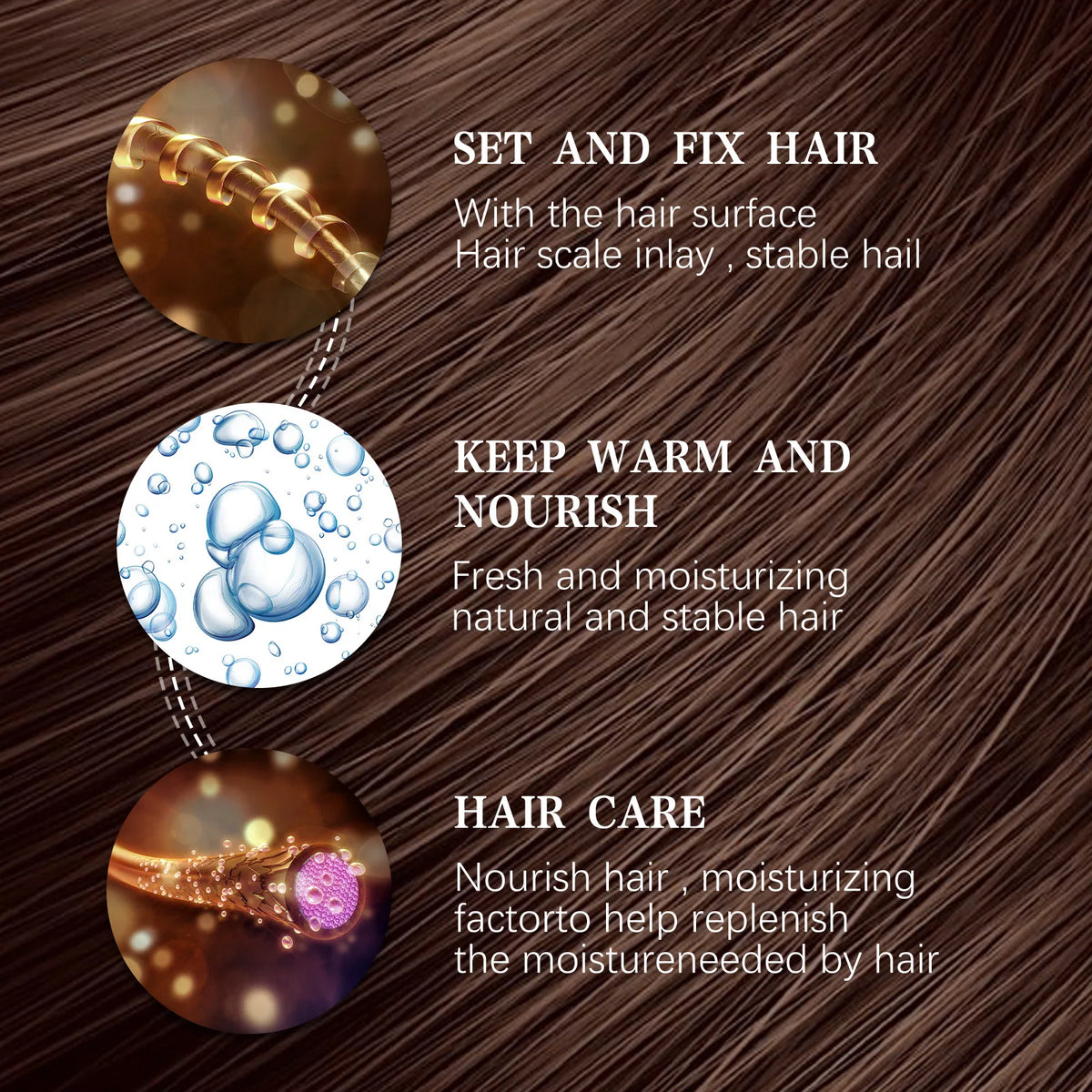 Fluffy Hair Styling Spray Long-Lasting Volumizing Curly Hair Building Hairstyle Quick Styling Hair Thickening Magic Spray 100ml