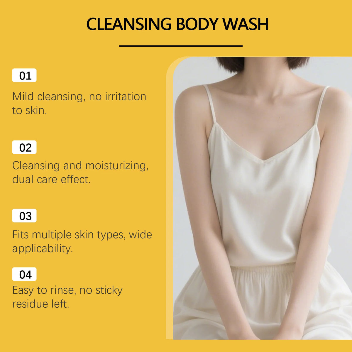 Salicylic Acid Body Wash Cleansing Skin Sweat Eliminating Odor Oil Control Exfoliating Smoothing Softening Foam Shower Gel Slack