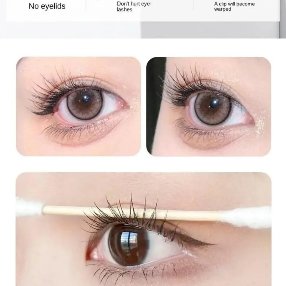 Dual-Type Eyelash Curler with Comb Long-lasting eyelash curler Wide Partial Clip Options Waterproof Natural Curl eye makeup tool