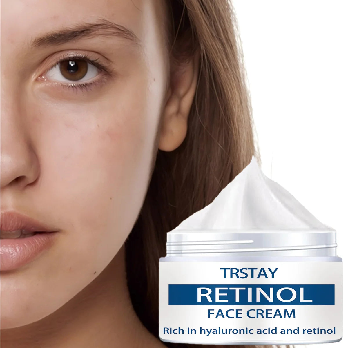 Rich Hyaluronic Acid Retinol Face Cream for Acne Treatment Moisturizing Anti-Aging Skin Care Cream
