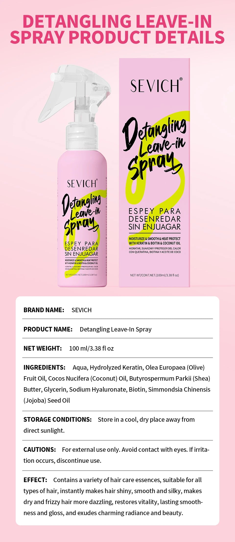 Magical Keratin Conditioner Spray Collagen Repairs Hair Damaged Hair Mask Soft Smooth  Hair Care Spray Moisturize Heat Protectan