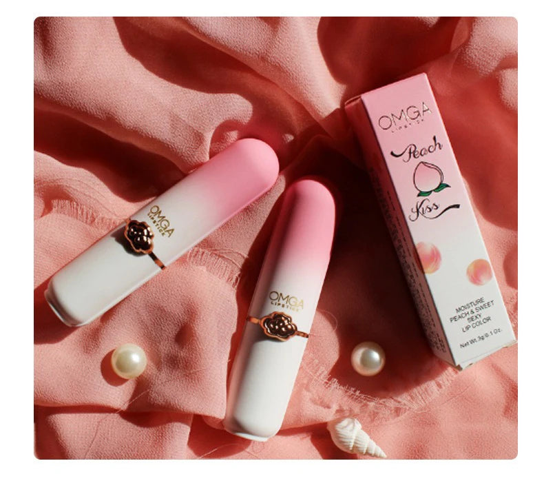 Peach Color Change Lipstick Non-Stick Cup Jelly Lipstick Moisturizing Moisturizing Color Change Lip Balm Warm Change Lip Balm