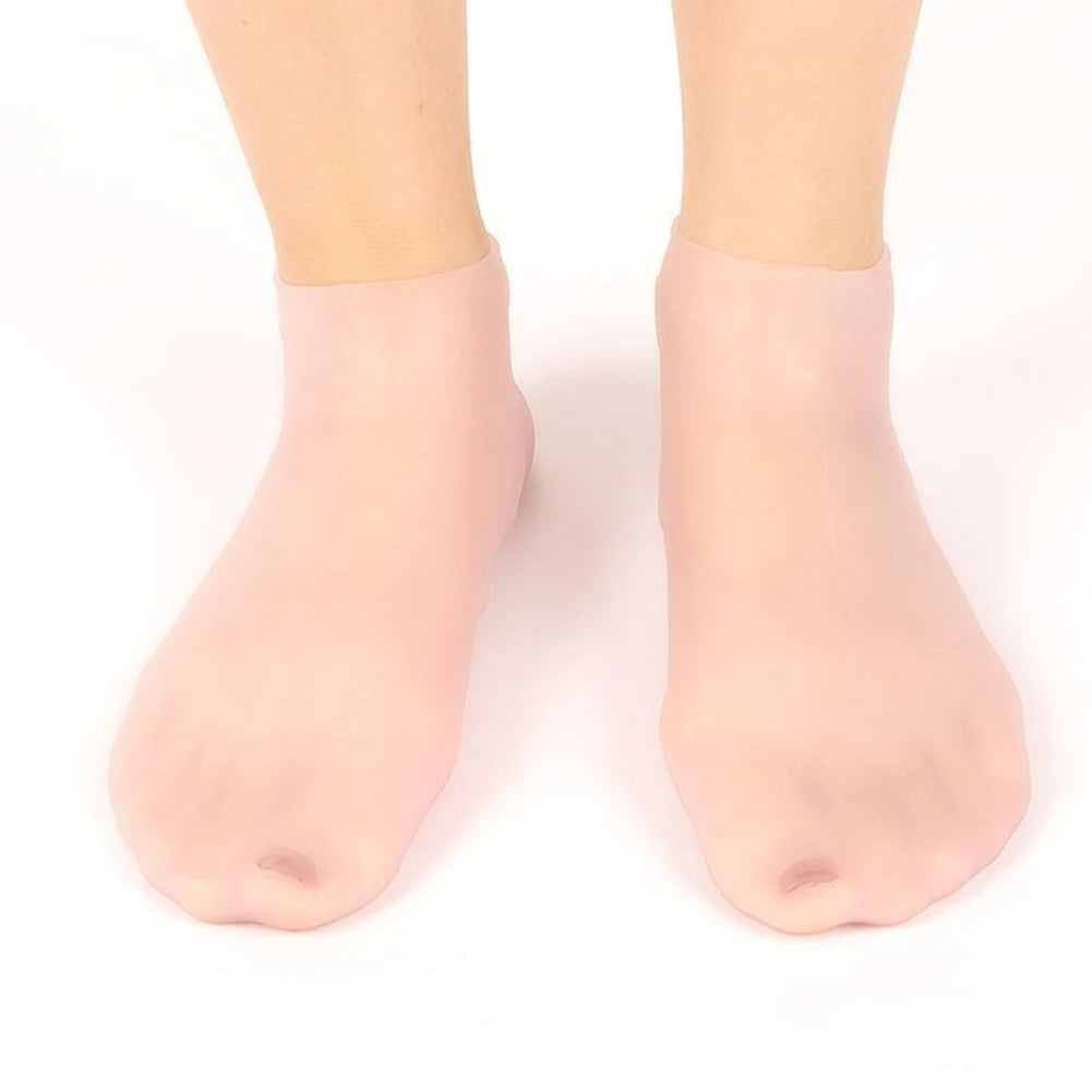 Silicone Exfoliating Socks & Gloves Anti Slip Foot & Hand Spa Mask Hands Peeling Gloves Prevents Dryness Feet/Hand Care Tools
