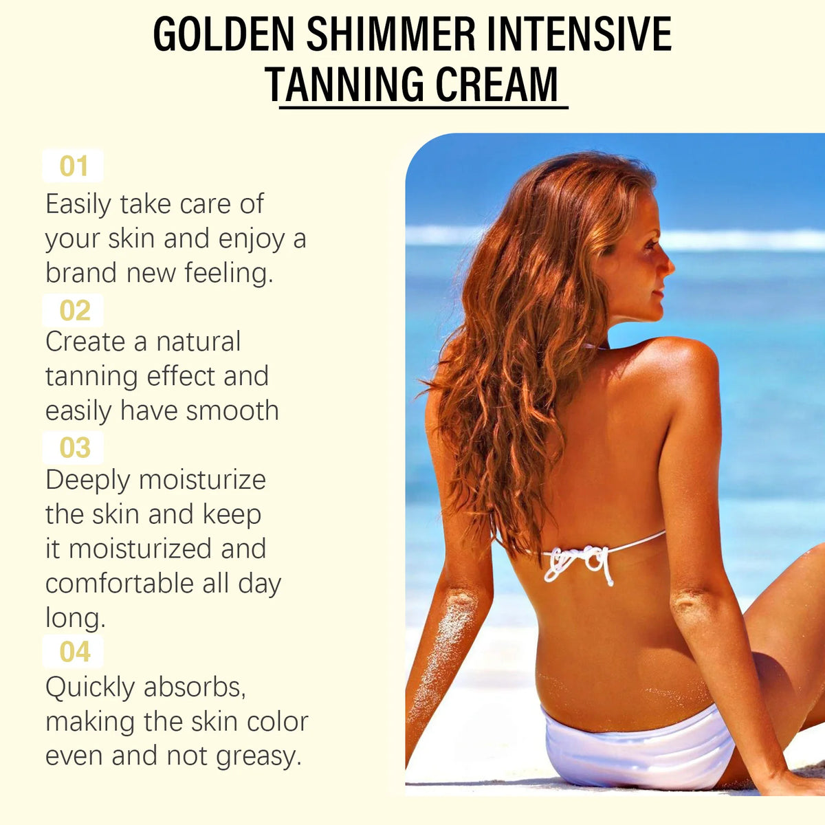 Shine Brown Tanning Accelerator Cream For Body Intensive Tanning Gel Nourish Dry Skin Deepen Lotion Sunless Facial Self Tanner