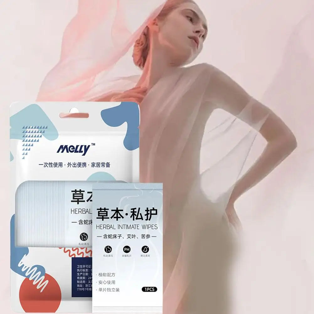 20pcs/bag Feminine Hygiene Care Wipes ultra-lightweight, pH-balanced body and hand cleansing wipes Non-irritant