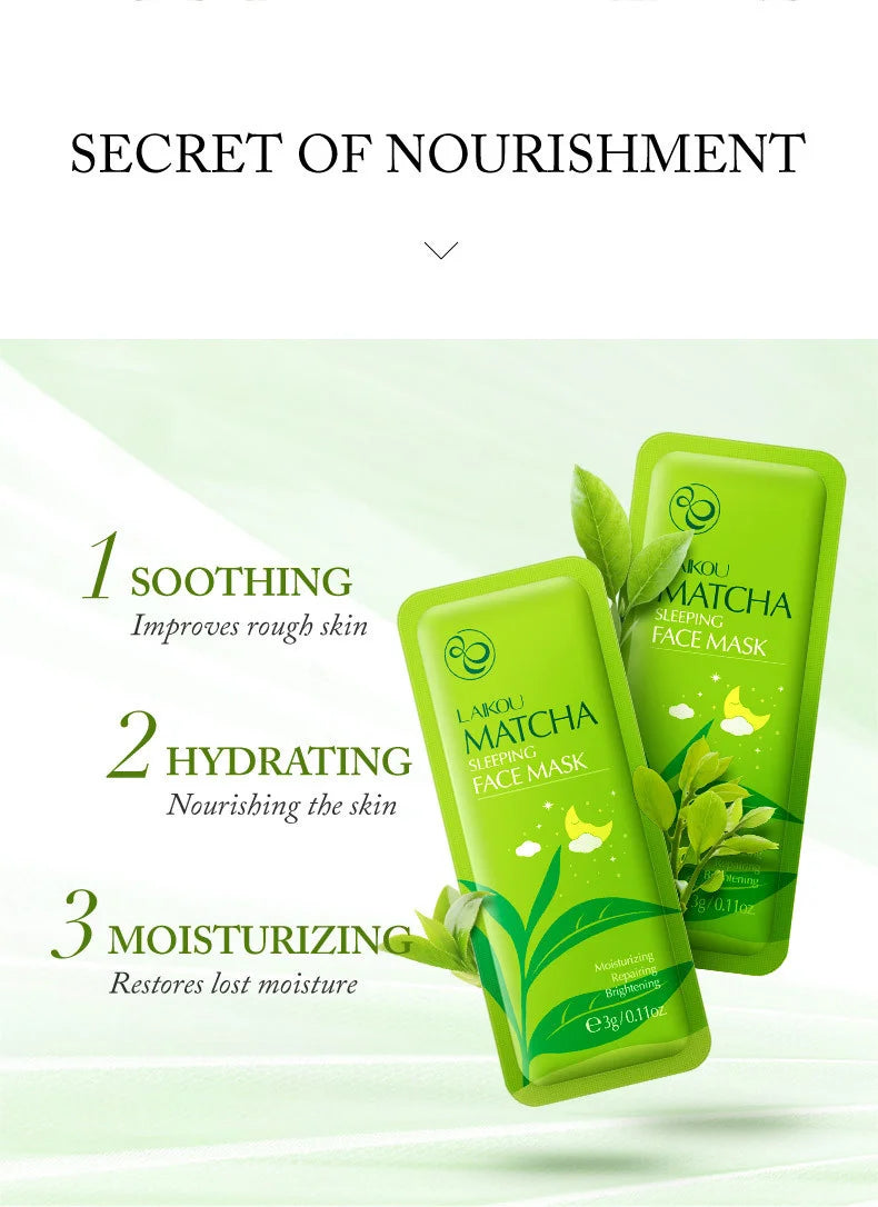 LAIKOU 7pcs Moisturizing Facial Mask Anti Wrinkle Firming Hydrating Sleeping Face Masks Face Mask Beauty Korean Skin Care