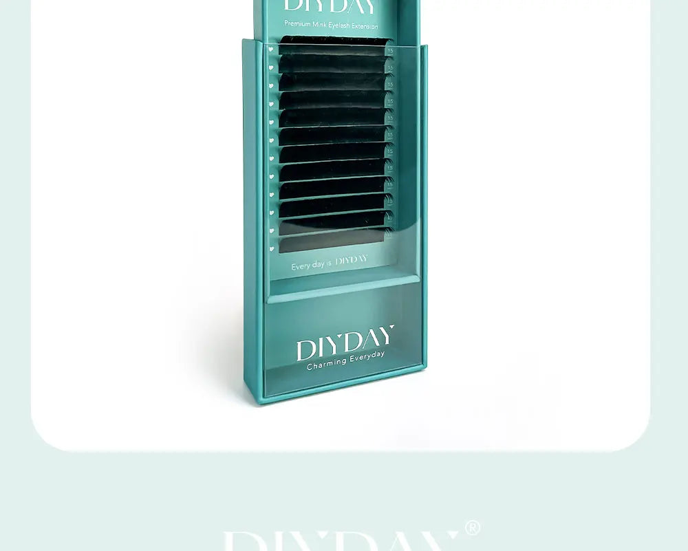 DIYDAY Flat Individual Lash Extension 0.15 0.20 Split Tips Super Softer Eyelash Ellipse Flat Classic False Eyelashes Supplies