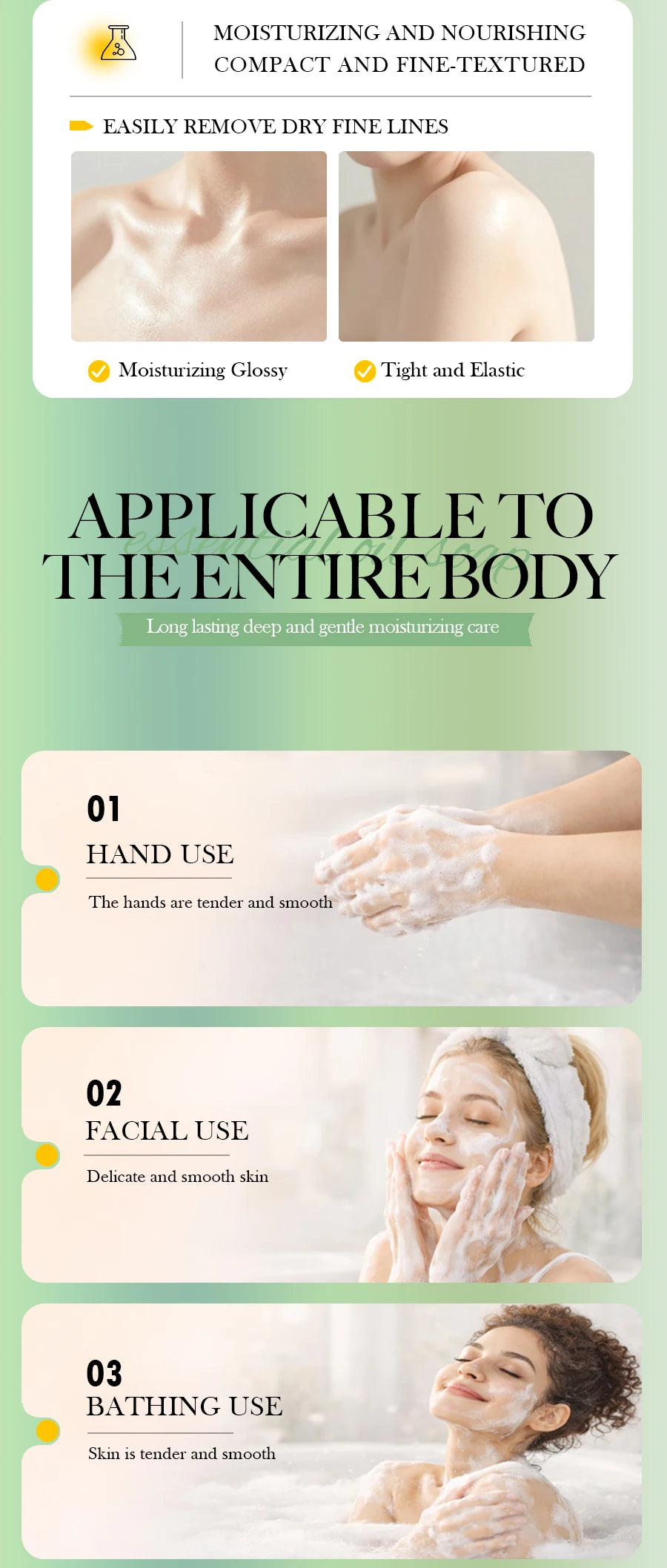 M+Plant Extraction Soap Handmade Frosted Solid Tea Tree Acne Removal Whitening Face Body Wash Cleaning Essence Oil for Skin Care
