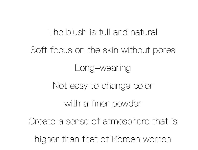 HERORANGE Powder Blusher Natural Matte Color Low Saturation Nude Korean Pure sexy New Powder Blusher