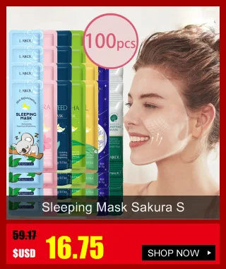 LAIKOU Cherry Blossom Lip Serum Mask Dry Crack Peeling Repair Reduce Lip Fine Lines Essence Moisturizing Sakura Beauty Care 8g