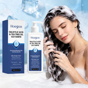 Tea Tree Scalp Shampoo For Oily Greasy Skin Anti Dandruff Lightweight Hair Deep Clarifying Treatment Refreshing Cleaning Shampoo