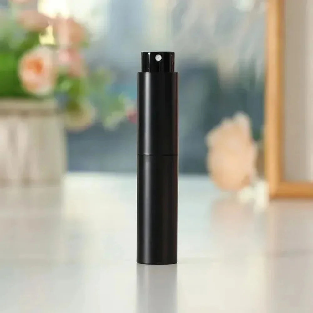 10ml Travel Perfume Sprayer Refillable Empty Dispenser Bottle Mini Cologne Atomizer Black Portable Cosmetics Container