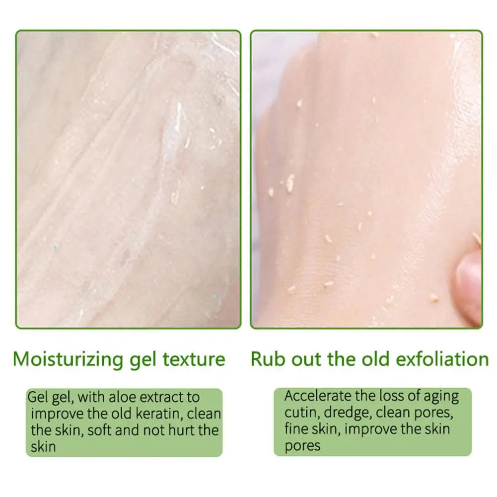 Herbal Exfoliating Gel for Deep Skin Cleansing Exfoliating, Moisturizes and Brightens Complexion Facial Care 50g 1pcs
