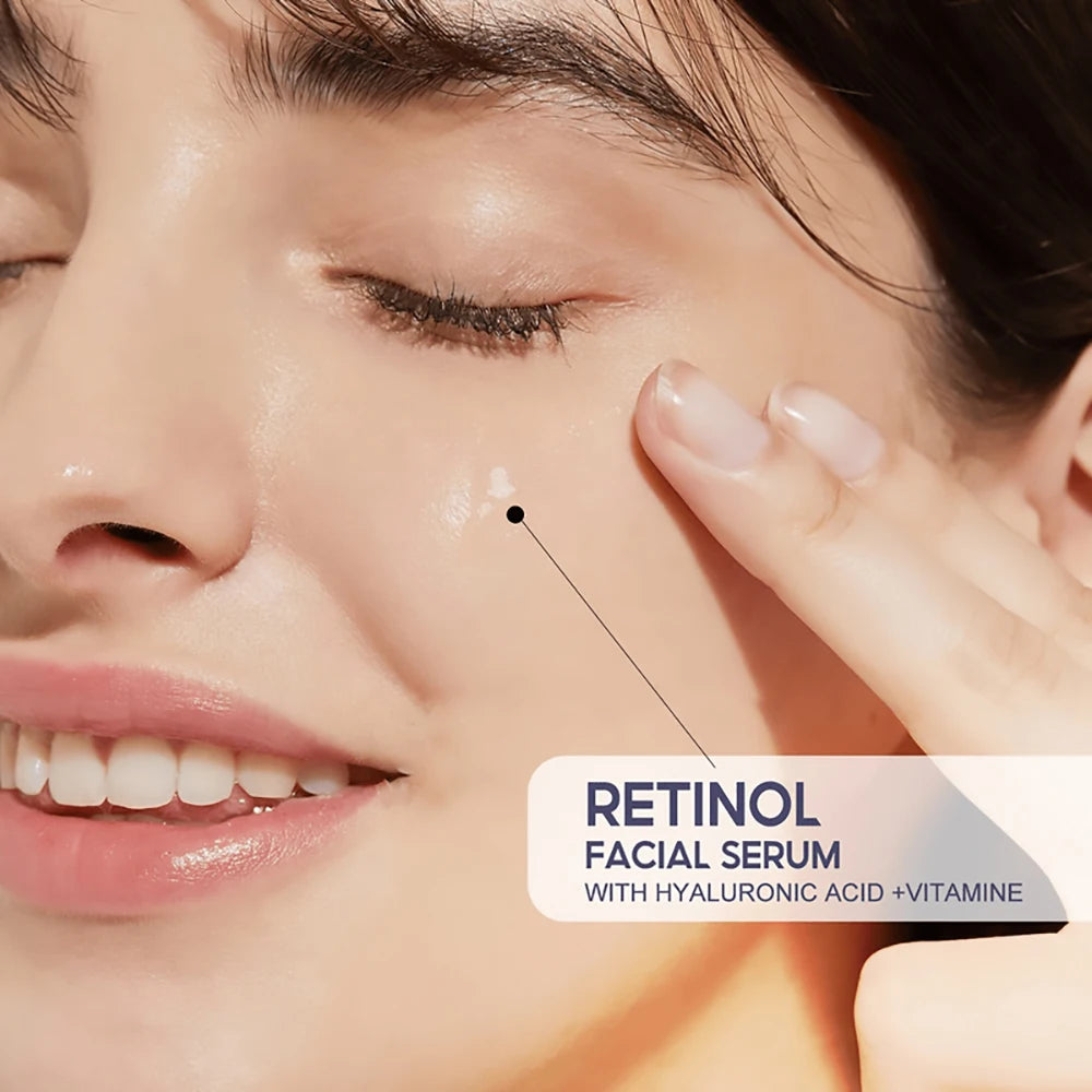 Retinol Aging Removes Wrinkles Serum Pore Shrinking Serum Whitening Moisturizing Serum Pigment Spots Remove Face Firming Oil
