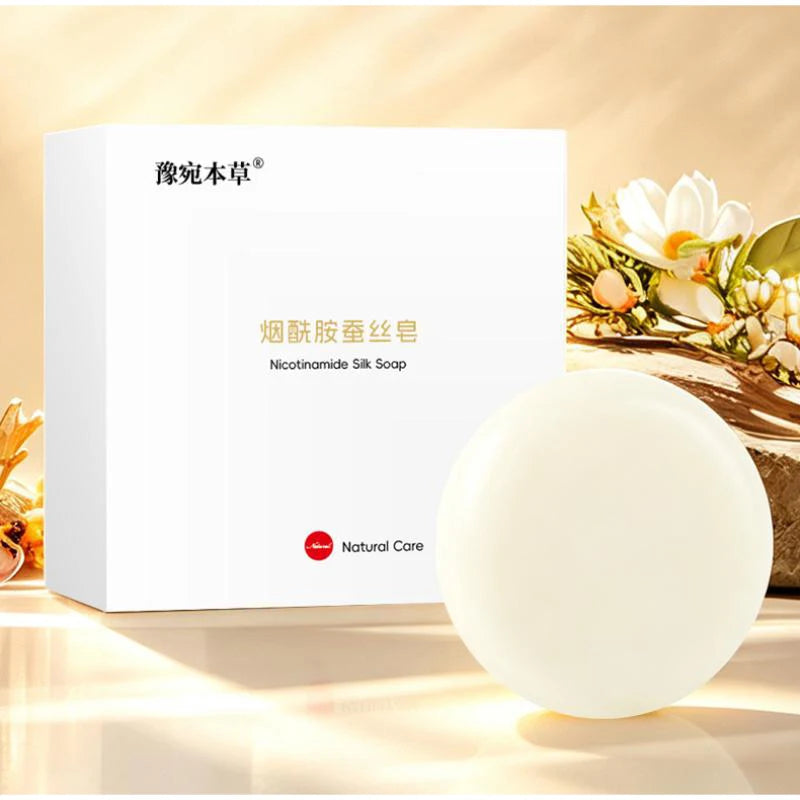 Niacinamide Silk Soap Handmade Cleansing Soap 100g Mild Non Irritating Plant Extracts Suitable For Bathing Cleansing Purposes