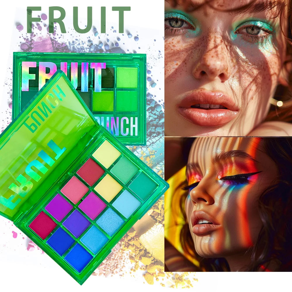 15 Shades Eyeshadow Makeup Palette Shimmer Matte Metallic High Pigmented Neutral Bold Waterproof Eyes Shadow Make Up Set