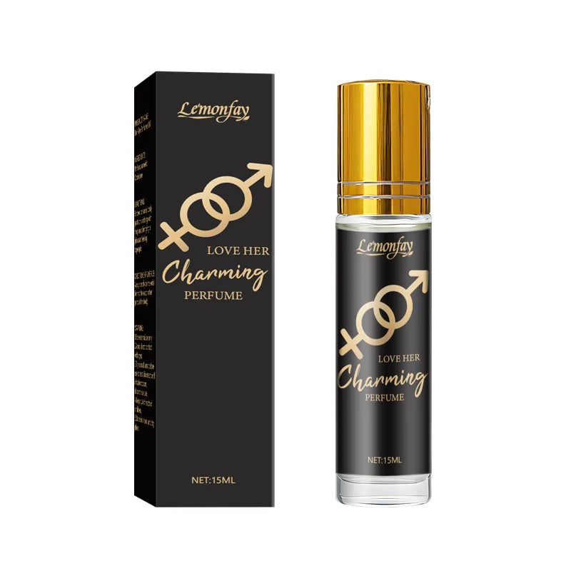 Lemonfay Love Her Charming Perfume Roll-On for Men Pheromone Cologne Long Lasting Fragrance 15ml for Dating