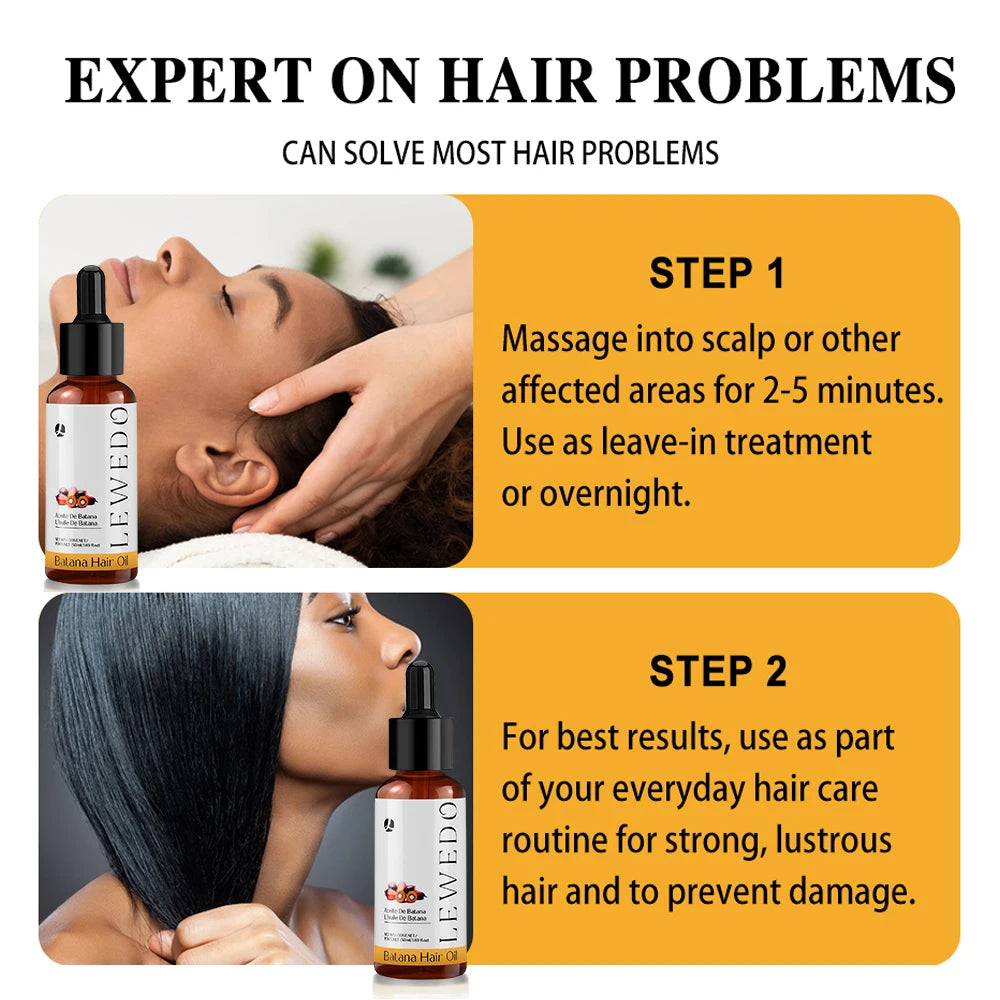 100% Natural Batana Oil Batana Butter Hair Mask Treatment Deep Conditioner for Dry Damaged Hair and Growth Nourishing & Smooth