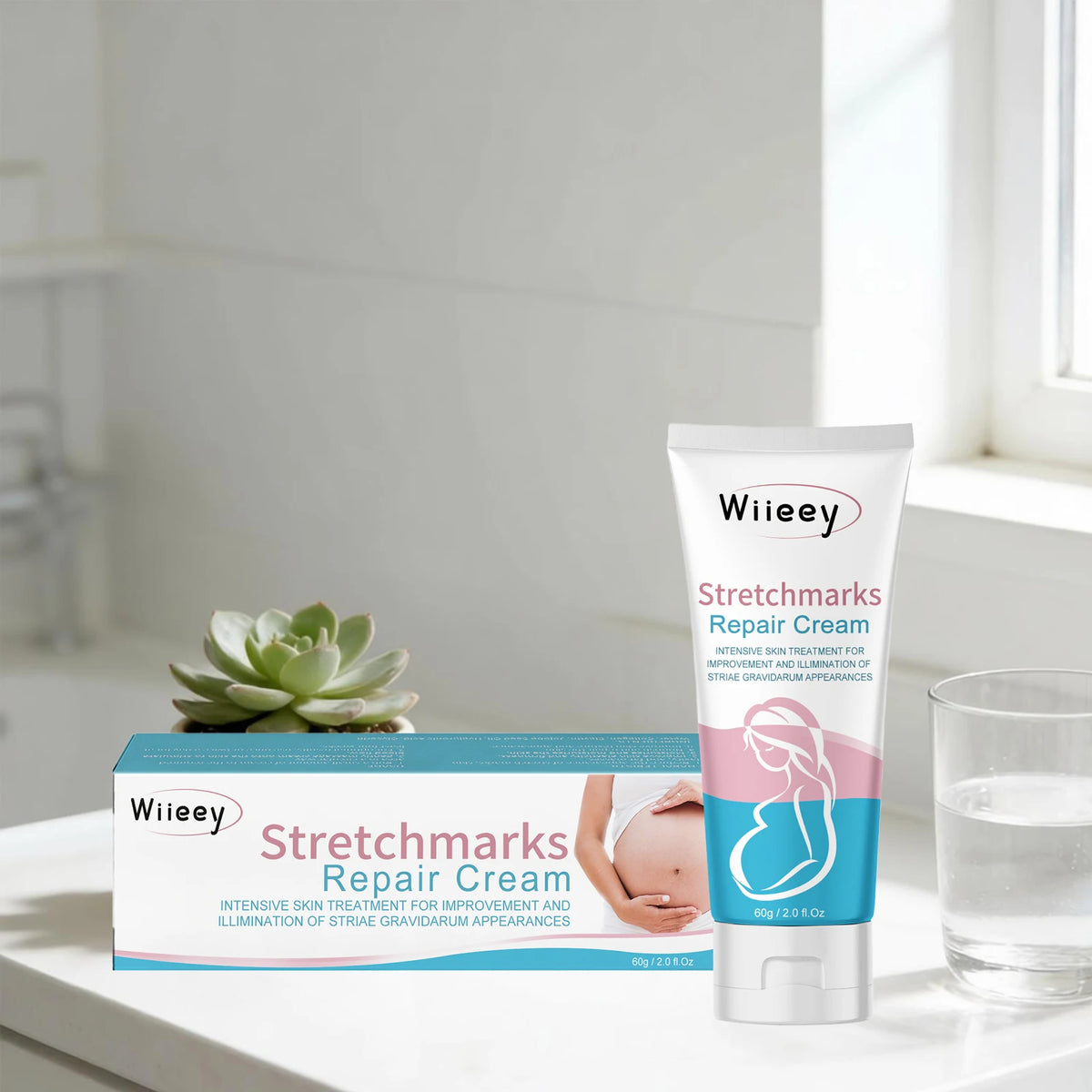 Stretchmarks Repair Cream Remove Pregnancy Firm Skin Enhance Elasticity Body Cream Nourish Moisturizing Pregnant Women Skin Care