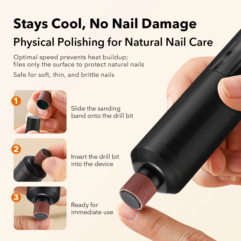 Electric Foot Callus Remover Foot Care File Heels Dead Skin Pedicure Tool Electronic Foot Grinder and Replacement Sandpaper