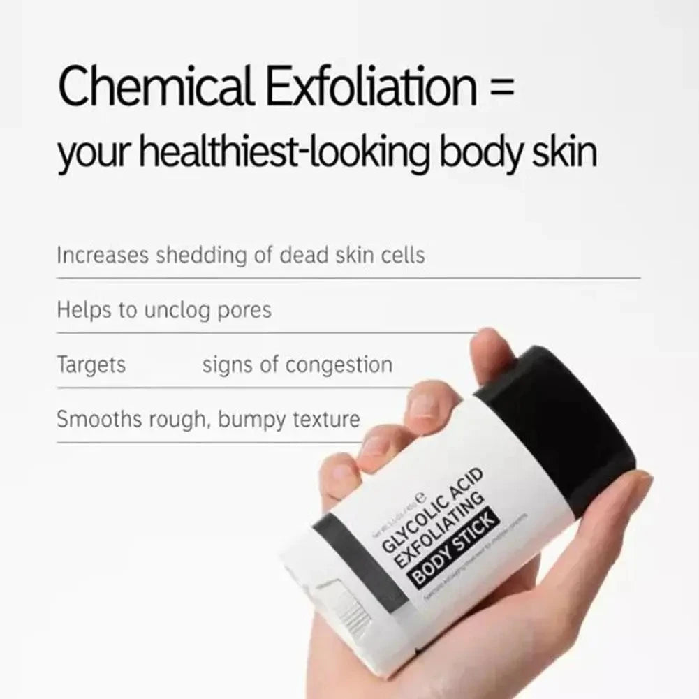 Exfoliating Body Stick Multiple Glycolic Acid Cleaning Long-lasting Moisturizing Nourishing Smoothing Skin Care