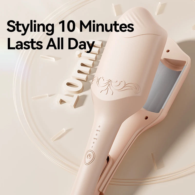 Electric Hair Curler 40mm Large Wave Styling Ceramic Hair Long Lasting Curling Iron Styling Tool Curling Wand Hair Waver