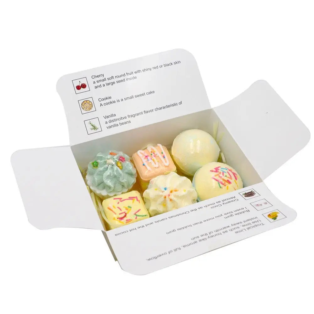 Set Of Boxed Bath Foot Bath Balls, Multi-soaking Float Balls, Bath Balls, Moisturizing Bath Salt Balls, Bath Bubble Balls