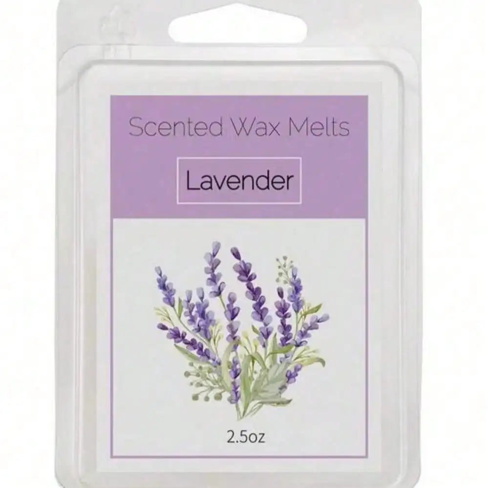 Scented Wax Melts Set, 8 Assorted Scents (Lavender/Vanilla/Rose), Natural Soy Wax Candle Wax Tarts for Home Fragrance & Relaxati
