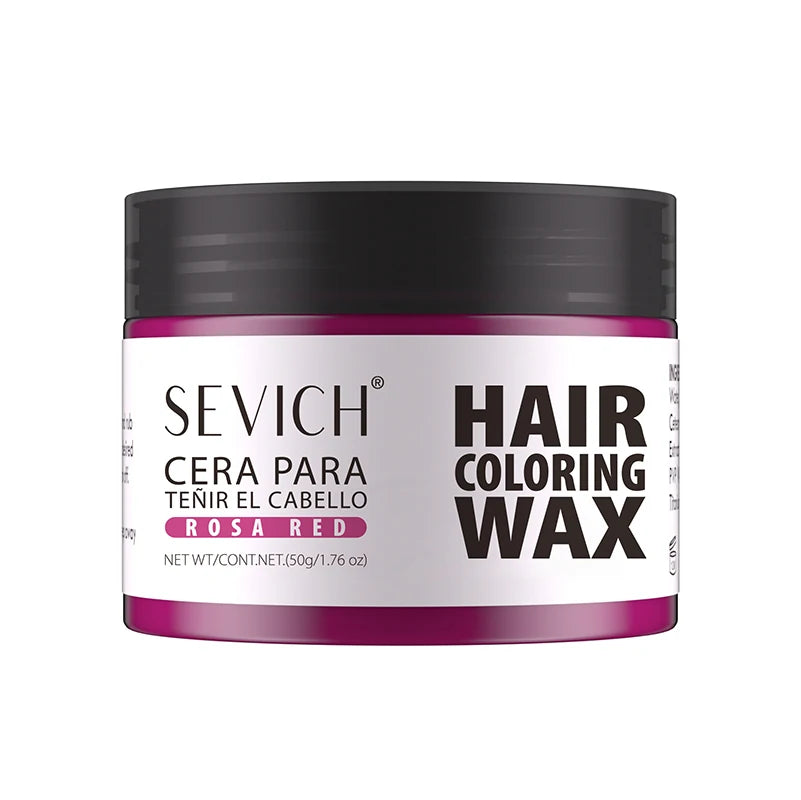 Sevich Hair Color Wax Temporary Hair Colour Cream Long Lasting Hair Dye Cream Unisex One-time Hair Color Gel For Beards Eyebrow