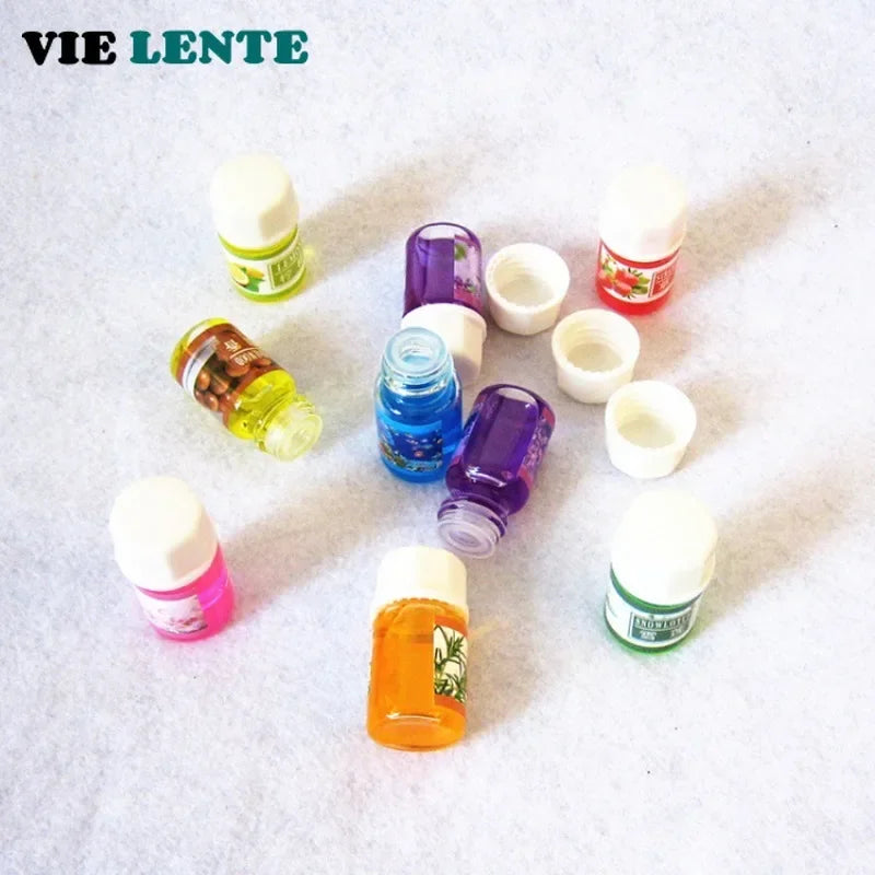 12PCS 3ML Air Freshener Natural Plant Aromatherapy Essential Oil Air Conditioning Perfume Aroma Diffuser Fragrance Humidifier