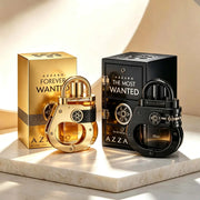 Azzaro Unisex Eau de Parfum Premium Golden Sculpted Bottle Design Rich Warm Oriental Woody Aroma Long Lasting Fragrance Spray Ideal for Dating Evening Holiday Gift