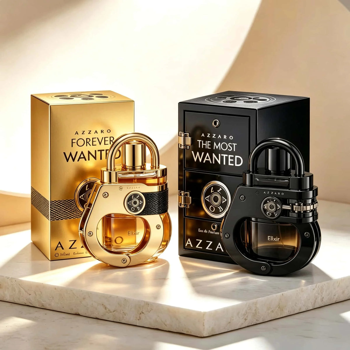 Azzaro Unisex Eau de Parfum Premium Golden Sculpted Bottle Design Rich Warm Oriental Woody Aroma Long Lasting Fragrance Spray Ideal for Dating Evening Holiday Gift