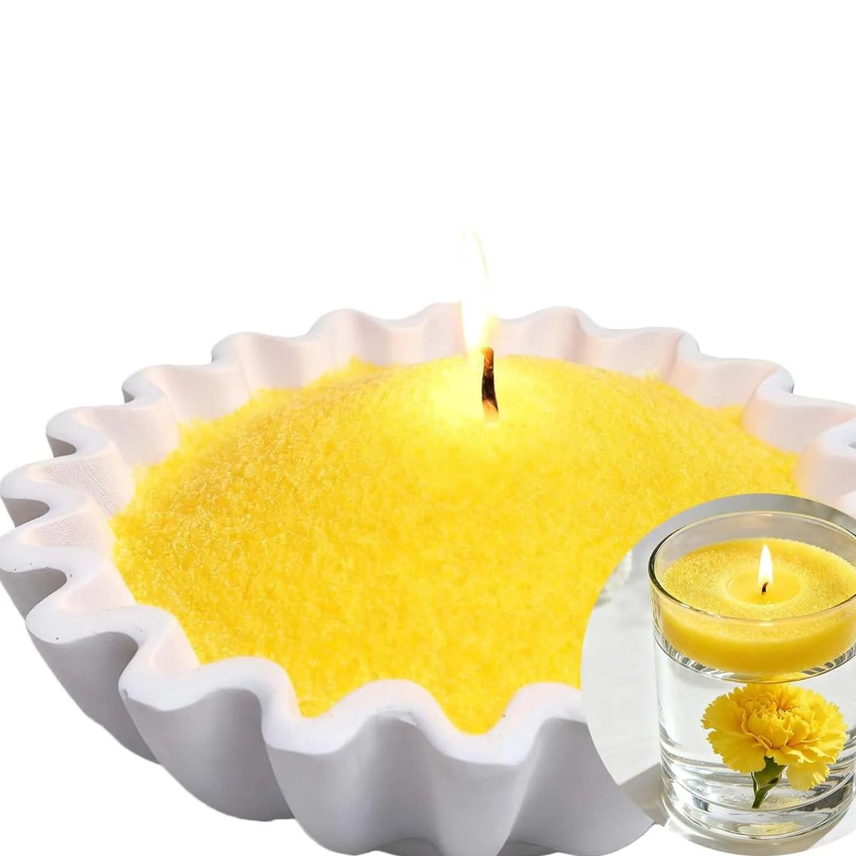 50/100G Red Black Yellow White Sand Wax Ice Flower Wax DIY Scented Candle Making  Wax Pearl Candles Sand Painting Tools