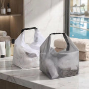 Tote Transparent Water-proof Cosmetics Bag Fashion Travel Portable Large Capacity Toiletries Pouch Trendy Women Clear Wash Bag