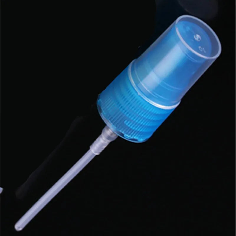 10/15/20/30/50/60/100ml 1/2oz Small Plastic Travel Clear Refillable Bottles with Fine Mist Sprayer Pump Mini Perfume Atomizer
