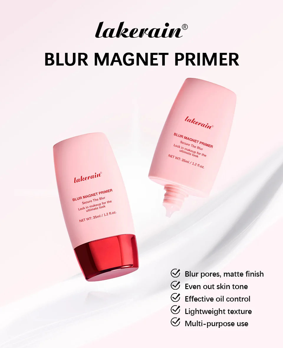 Blur Magnet Pore Blur Primer Matte Finish Oil Control Moisturizing Evens Skin Tone Seamless Long Lasting Makeup Base Flawless Face Primer