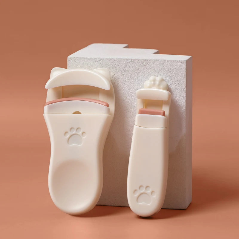 Eyelash Clip Cat Claw Eyelash Clip 1 Set Of Portable Cute Eyelash Clip Tool With Additional Silicone Pad Precision Eyelash Clip