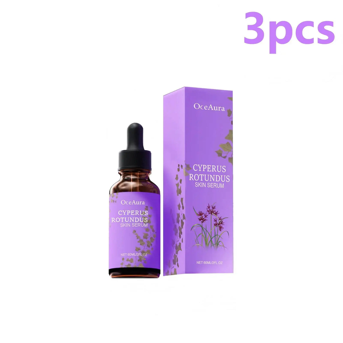 OceAura Pure Cyperus Rotundus Oil for Hair Removal Anti Hair Growth Inhibitor Moisturizing Skin Care Cyperus Hair Removal Oil