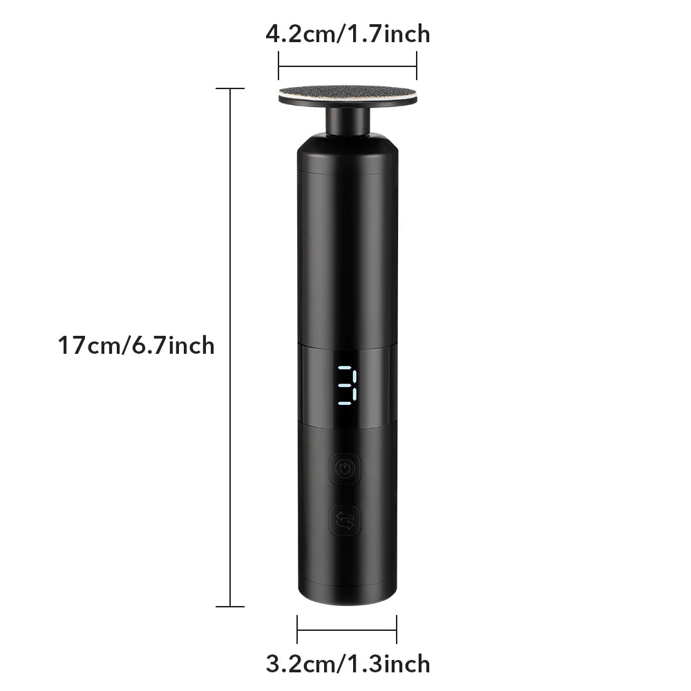 Electric Foot Callus Remover Foot Care File Heels Dead Skin Pedicure Tool Electronic Foot Grinder and Replacement Sandpaper