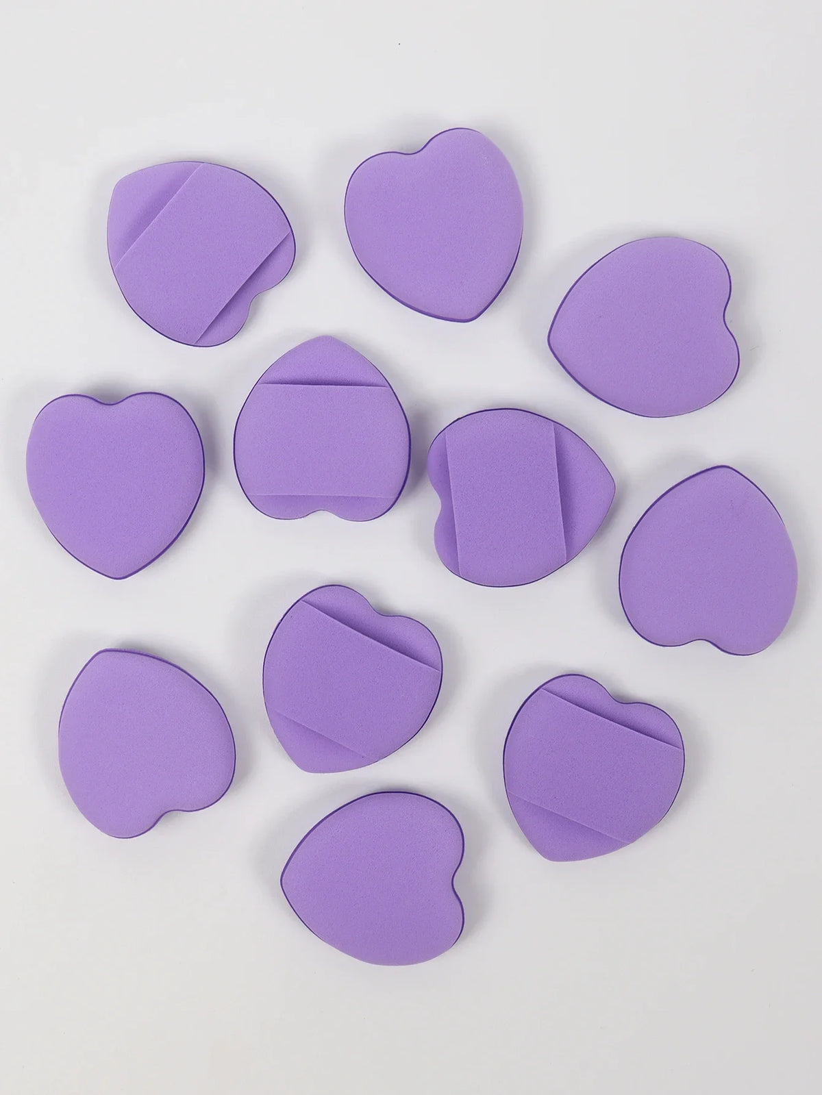50 Mini Finger Cushion Puffs – Latex-Free Mixed Sponge & Air Cushion Powder Puff for Liquid Foundation Makeup