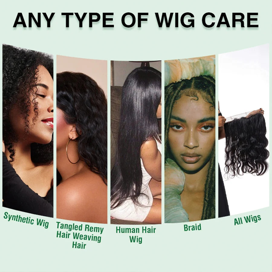 GOIPLE 100ml 2 In 1 Professional Wig Milk Spray Leave In Conditioner Heat Protection Mist Moisturizes Hair Care Product