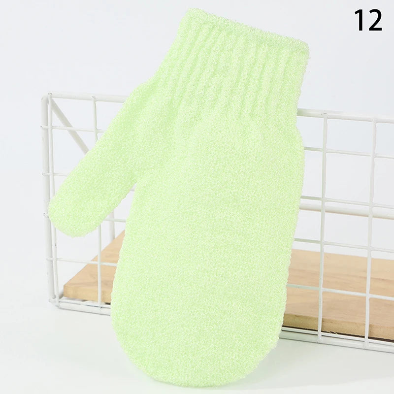 Exfoliating Body Massage Sponge Bath Gloves Skin Bath Shower Wash Cloth Shower Scrubber Back Scrub Moisturizing Spa Skin Gloves
