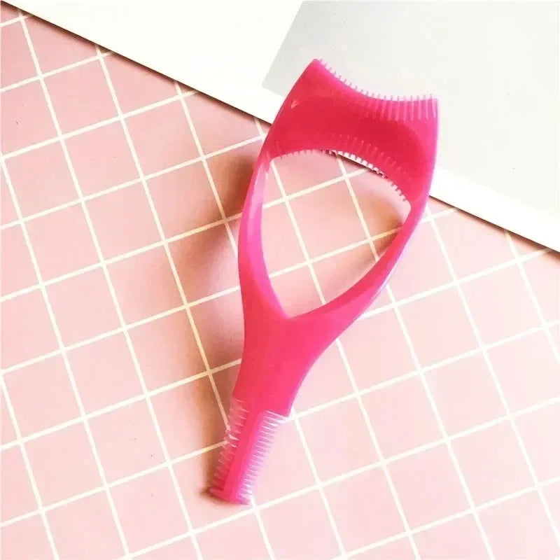 1/3pcs Plastic Portable Mascara Shield Applicator Eyelash Guide Aids Eye Lash Comb Eyelash Curler Women Girls Eyes Makeup Tools