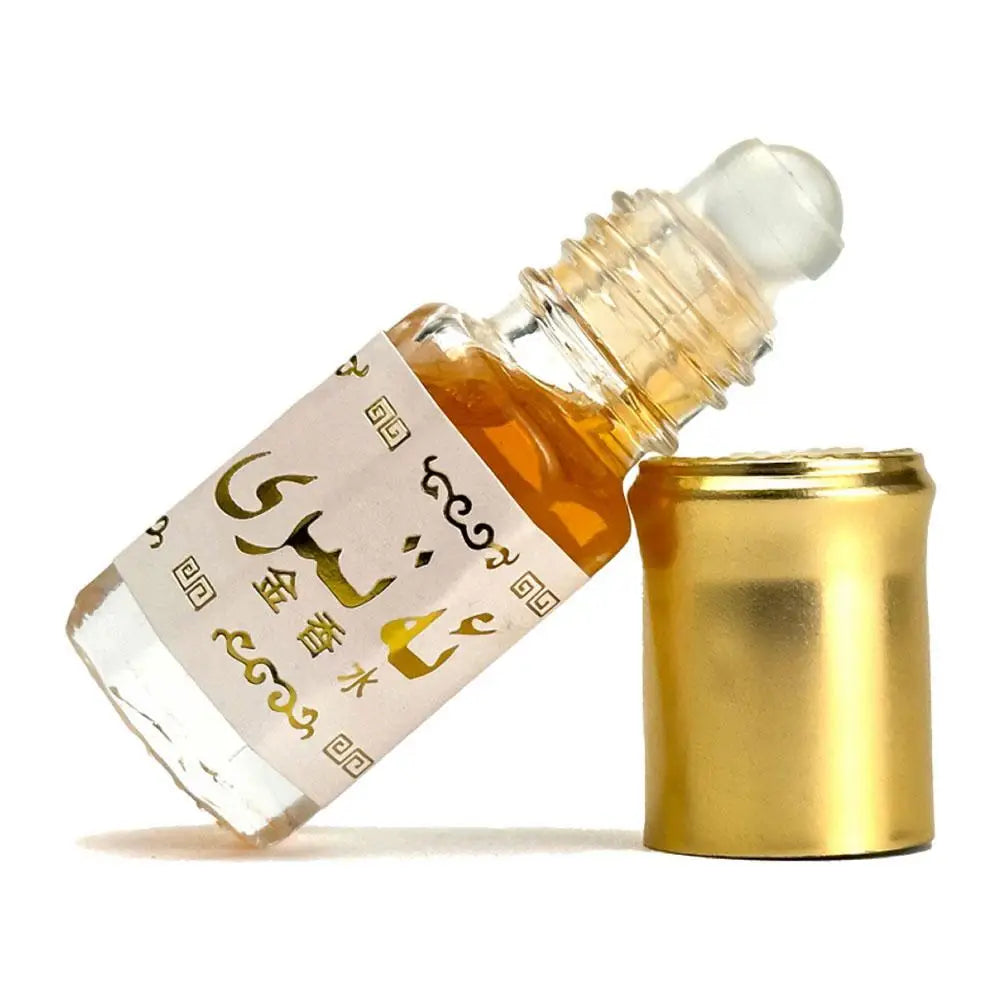1/3/5pcs 3ml Golden Ball Parfum Mini Portable Middle East Arab Milky Fragrance Floral Scent Lasting Date Exotic Eau De Toilette